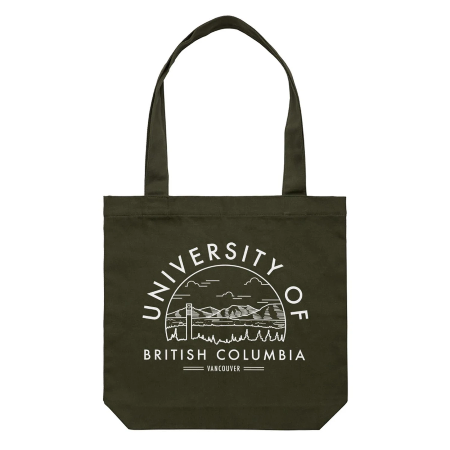 Clock Tower Tote Bag Green 1 Clock Tower Tote Bag Green