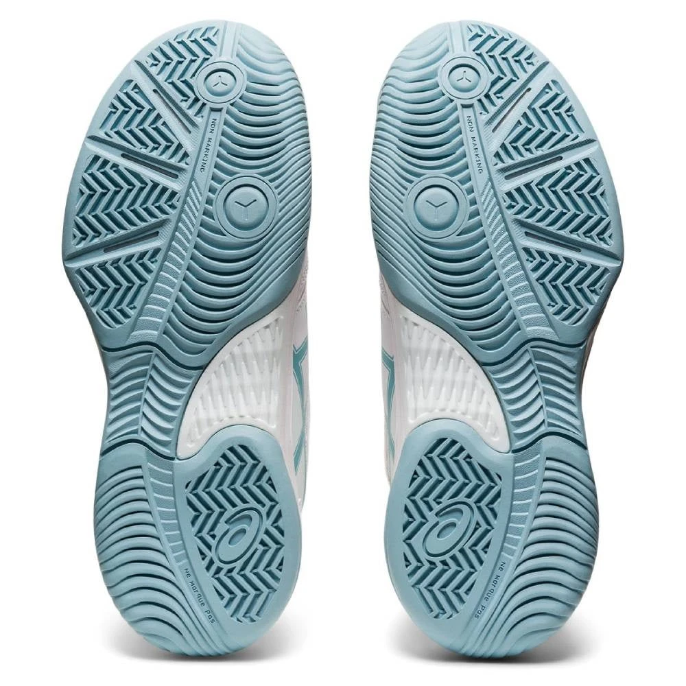 Asics Gel Game 8 GS Junior Tennis Shoe (White/Smoke Blue) 6 Asics Gel Game 8 GS Junior Tennis Shoe (White/Smoke Blue) - Image 6