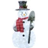 Décoration De Bonhomme De Neige Holiday Living Avec Lumières DEL Blanc Froid, Autportante, 47 Po, Paquet De 1