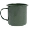 Crow Canyon Home K11GRN Stinson 12 Oz. Forest Green Speckle Enamelware Mug