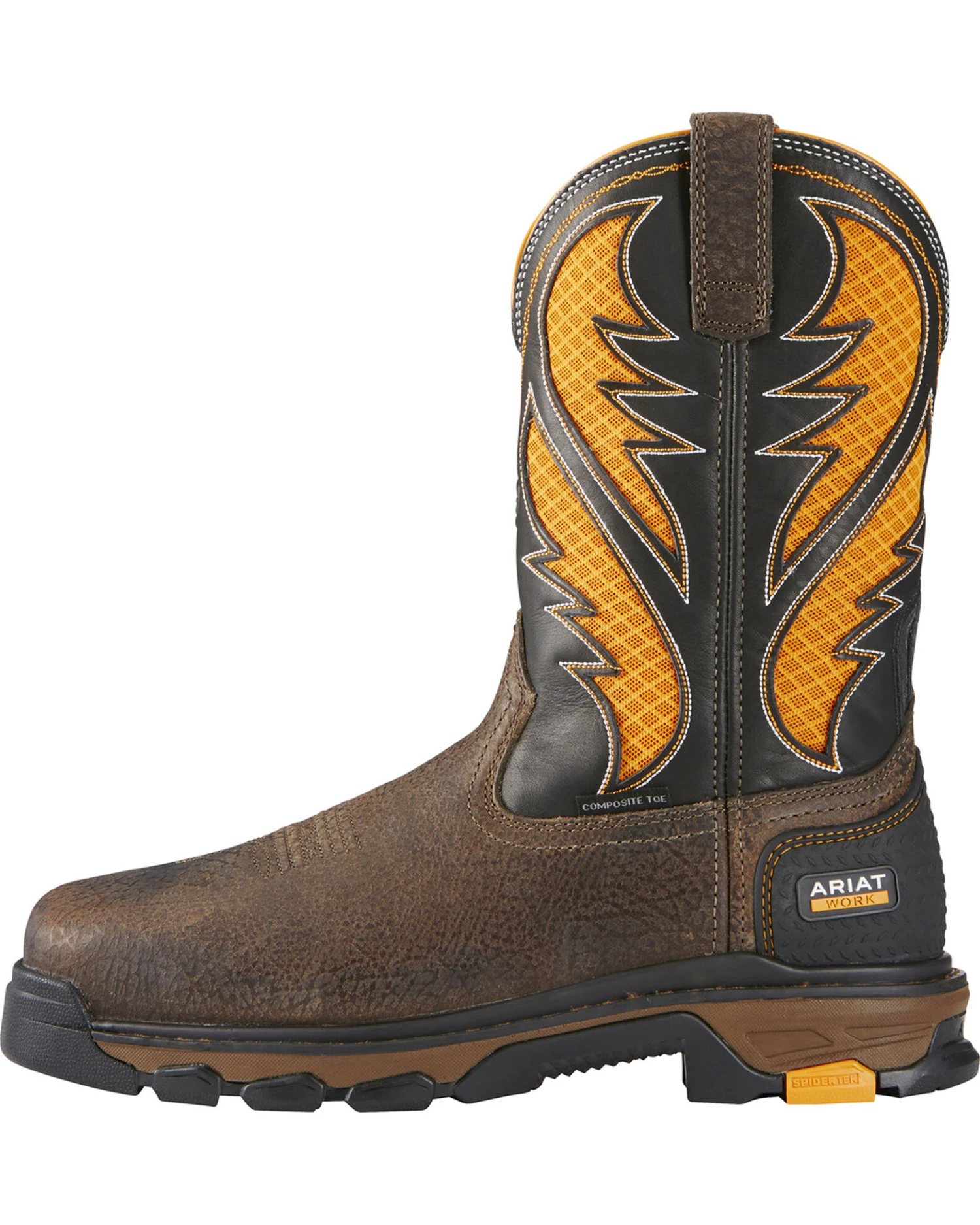 Ariat Men's Intrepid VentTEK Comp Toe Pull-On Safety Work Boots 2 Ariat Men's Intrepid VentTEK Comp Toe Pull-On Safety Work Boots - Image 2