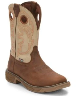 Justin Men's Stampede Rush Western Work Boots - Composite Toe