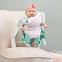 Madame Alexander - 12" Pretty Dress Baby With Carrier -Dalbello shop 24A71A7D 6