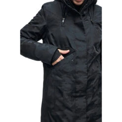 Women's Touman Long Coat -Dalbello shop 25645177 BLACK 3 2