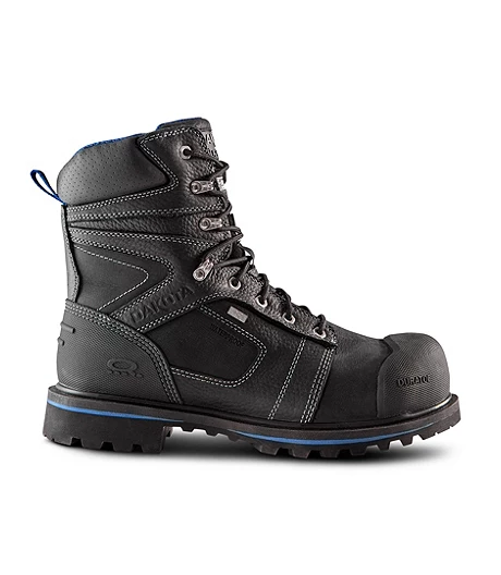 Men's Steel Toe Composite Plate 8557 8 Inch Waterproof Duratoe Work Boots - Black 1 Men's Steel Toe Composite Plate 8557 8 Inch Waterproof Duratoe Work Boots - Black