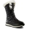 Women's Summit II T-Max Insulated Winter Boots With Faux Fur Trim - Black/White
