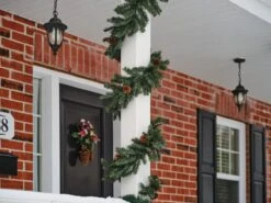 Holiday Living Christmas Scottsdale Pine Garland Green 9-ft -Dalbello shop 32016538c L