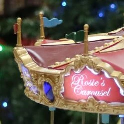 Carrousel électrique Rosie's, 12 Po X 12 Po X 14 Po, Polyrésine, Multicolore -Dalbello shop 32019172c L
