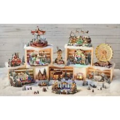 Carrousel électrique Rosie's, 12 Po X 12 Po X 14 Po, Polyrésine, Multicolore -Dalbello shop 32019172d L