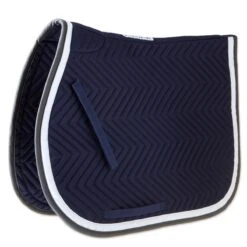 SmartPak Classic Chevron AP Saddle Pad -Dalbello shop 32449 navywhitecharcoal 2