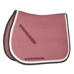 SmartPak Classic Chevron AP Saddle Pad -Dalbello shop 32449 rosewoodwhiteblack 5889