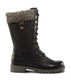 Women's Lauren Lace Up Boots - Black 7 Women's Lauren Lace Up Boots - Black -Dalbello shop 348591 5DQBDHFB21 2501 PROD 2 BLACK