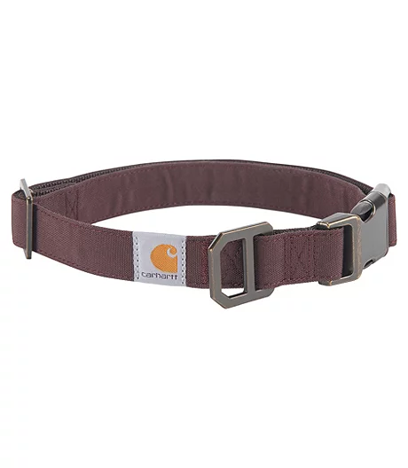 Carhartt Journeyman Nylon Duck Dog Collar - Deep Wine 4 Carhartt Journeyman Nylon Duck Dog Collar - Deep Wine - Image 4