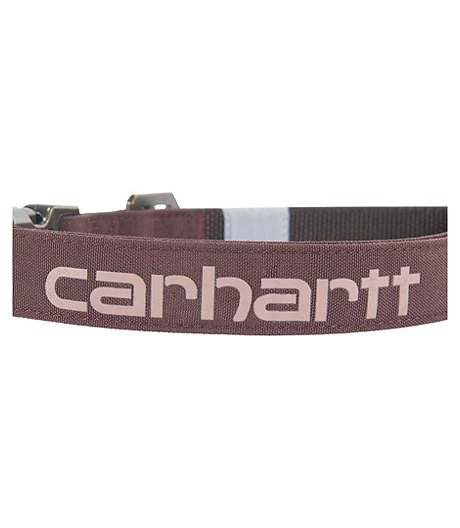 Carhartt Journeyman Nylon Duck Dog Collar - Deep Wine 1 Carhartt Journeyman Nylon Duck Dog Collar - Deep Wine