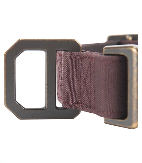 Carhartt Journeyman Nylon Duck Dog Collar - Deep Wine 2 Carhartt Journeyman Nylon Duck Dog Collar - Deep Wine - Image 2