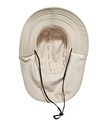 Men's Tick And Mosquito Repellent Packable Stretch Outback Hat With Flap 1 Men's Tick And Mosquito Repellent Packable Stretch Outback Hat With Flap