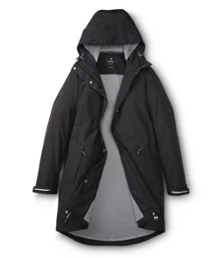 Women's Downpour Waterproof Hyper-Dri 3 2L Long Rain Jacket -Dalbello shop 393956 7BWFWRASB23 792 PROD 3 BLACK