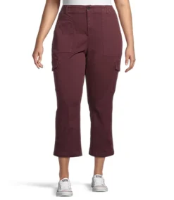 Women's Garment Wash High Rise Crop Pants 6 Women's Garment Wash High Rise Crop Pants -Dalbello shop 394154 3DJDDHSP23 482 PROD 1 BURG
