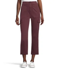 Women's Garment Wash High Rise Crop Pants 7 Women's Garment Wash High Rise Crop Pants -Dalbello shop 394154 3DJDDHSP23 482 PROD 4 BURG