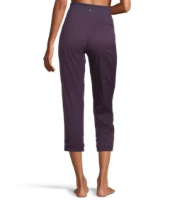 Women's Live-In Ease High Rise Crop Capris -Dalbello shop 396438 3AFESHSP3 521 PROD 2 DRKPUR