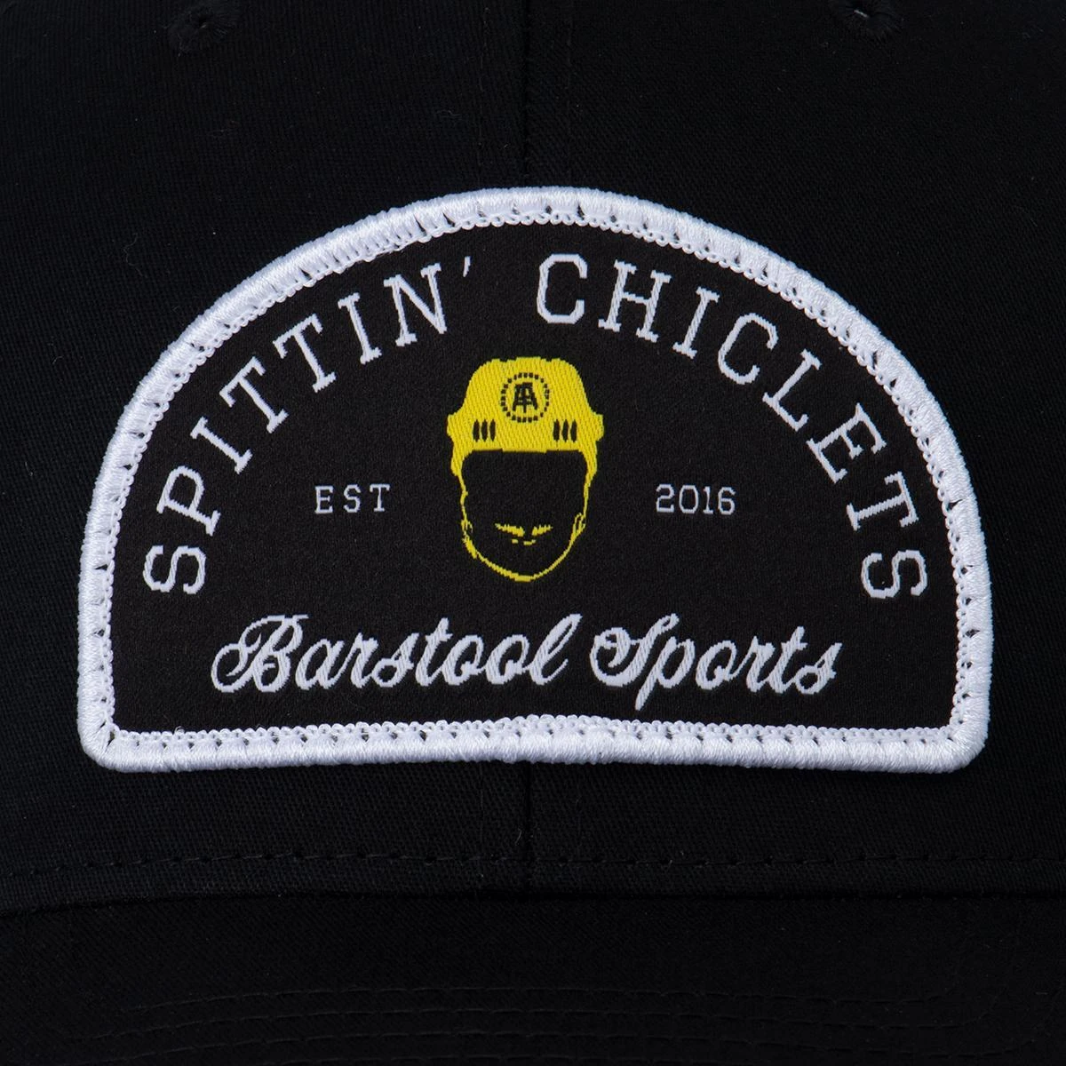 Spittin Chiclets Patch Trucker Hat - Black 4 Spittin Chiclets Patch Trucker Hat - Black - Image 4