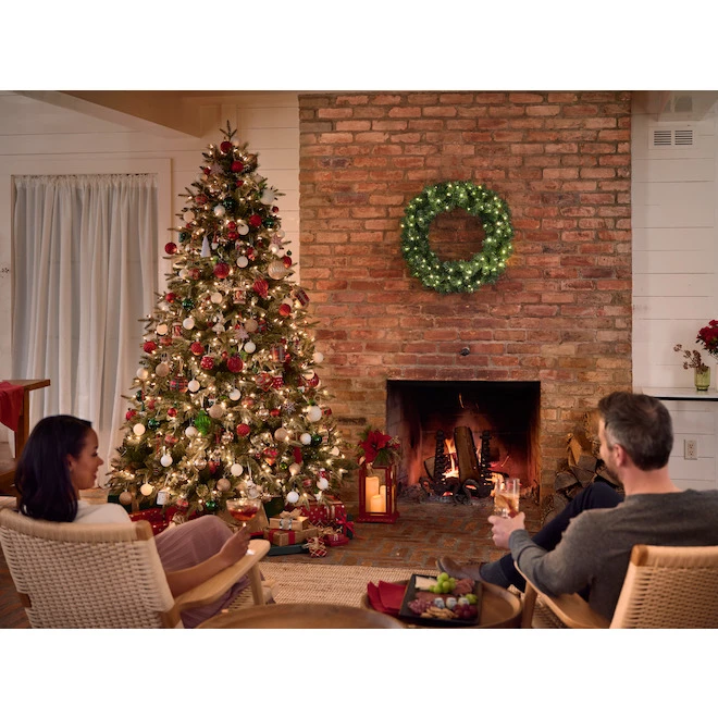 Arbre De Noël Artificiel Illuminé De 7,5 Pi Pin Hayden Par Holiday Living, 800 Lumières DEL Blanc Chaud 2 Arbre De Noël Artificiel Illuminé De 7,5 Pi Pin Hayden Par Holiday Living, 800 Lumières DEL Blanc Chaud - Image 2