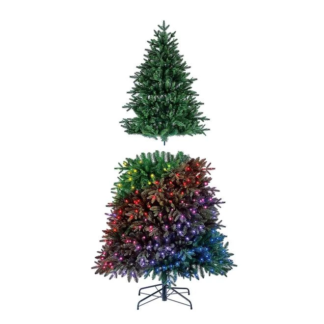 Arbre De Noël Artificiel Illuminé épinette Norwood De 7,5 Pi Par Holiday Living, 435 Lumières DEL RVB 2 Arbre De Noël Artificiel Illuminé épinette Norwood De 7,5 Pi Par Holiday Living, 435 Lumières DEL RVB - Image 2