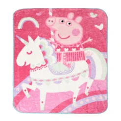 Peppa Pig Kids Throw Blanket, 40" X 50"