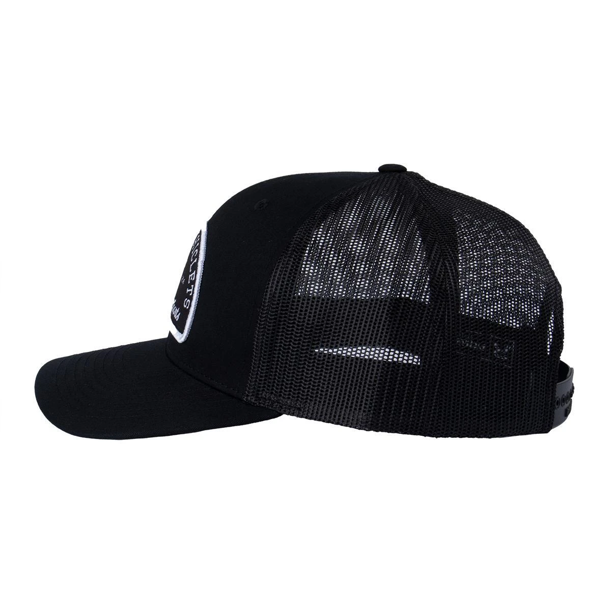 Spittin Chiclets Patch Trucker Hat - Black 2 Spittin Chiclets Patch Trucker Hat - Black - Image 2