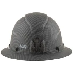 Klein Tools Hard Hat, Premium KARBN™ Pattern, Non-Vented Full Brim, Class E, Model 60345 -Dalbello shop 60345 back