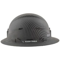 Klein Tools Hard Hat, Premium KARBN™ Pattern, Non-Vented Full Brim, Class E, Model 60345 -Dalbello shop 60345 left