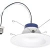 LEDVANCE Sylvania Contractor Series LED RT5/6 Recessed Downlight Kit, 9W Soft White 3000K, Model 74405
