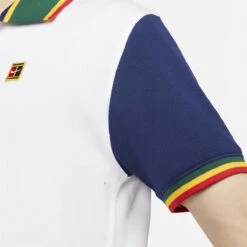 Nike Men's Dri-FIT Slim-Fit NYC Slam Polo (White/Binary Blue) -Dalbello shop DA4379 100 PHSYM003 3144