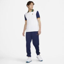 Nike Men's Dri-FIT Slim-Fit NYC Slam Polo (White/Binary Blue) -Dalbello shop DA4379 100 PHSYM006 3144