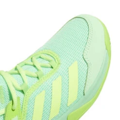 Adidas Ubersonic 4 Junior Tennis Shoe (Beam Green/Signal Green) -Dalbello shop GY4019 9 FOOTWEAR Photography DetailView2 white