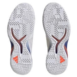 Adidas Adizero Cybersonic Men's Tennis Shoe (White/Black) 12 Adidas Adizero Cybersonic Men's Tennis Shoe (White/Black) -Dalbello shop GY9634 4 FOOTWEAR Photography BottomView transparent 1