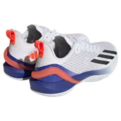 Adidas Adizero Cybersonic Men's Tennis Shoe (White/Black) 10 Adidas Adizero Cybersonic Men's Tennis Shoe (White/Black) -Dalbello shop GY9634 7 FOOTWEAR Photography BackLateralTopView transparent