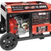 King Canada KCG-12000GE - 12000W Gasoline Generator With Electric Start & Wheel Kit
