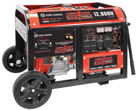 King Canada KCG-12001GE-DF - Gasoline/propane Generator With Electric Start 1 King Canada KCG-12001GE-DF - Gasoline/propane Generator With Electric Start