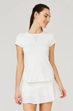 Lija Womens Deep V Tee