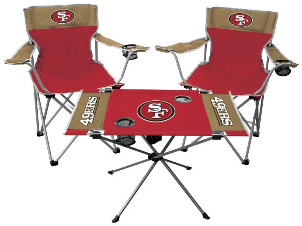 Rawlings NFL San Francisco 49ers 3-Piece Tailgate Kit 1 Rawlings NFL San Francisco 49ers 3-Piece Tailgate Kit