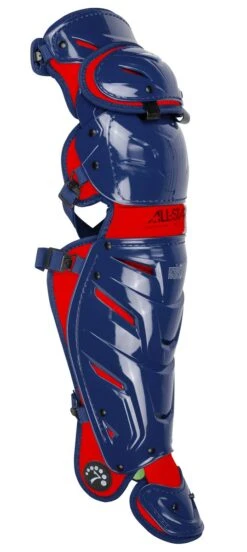 All-Star Senior 16.5" Pro System 7 Axis LG40WPRO Catcher's Leg Guards -Dalbello shop Shop Allstar Senior 16 5 Pro System 7 Axis LG40WPRO Catchers Leg Guards Navy Red Edmonton Canada