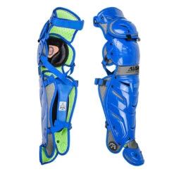 All-Star Senior 16.5" Pro System 7 Axis LG40WPRO Catcher's Leg Guards -Dalbello shop Shop Allstar Senior 16 5 Pro System 7 Axis LG40WPRO Catchers Leg Guards Royal Silver Edmonton Canada