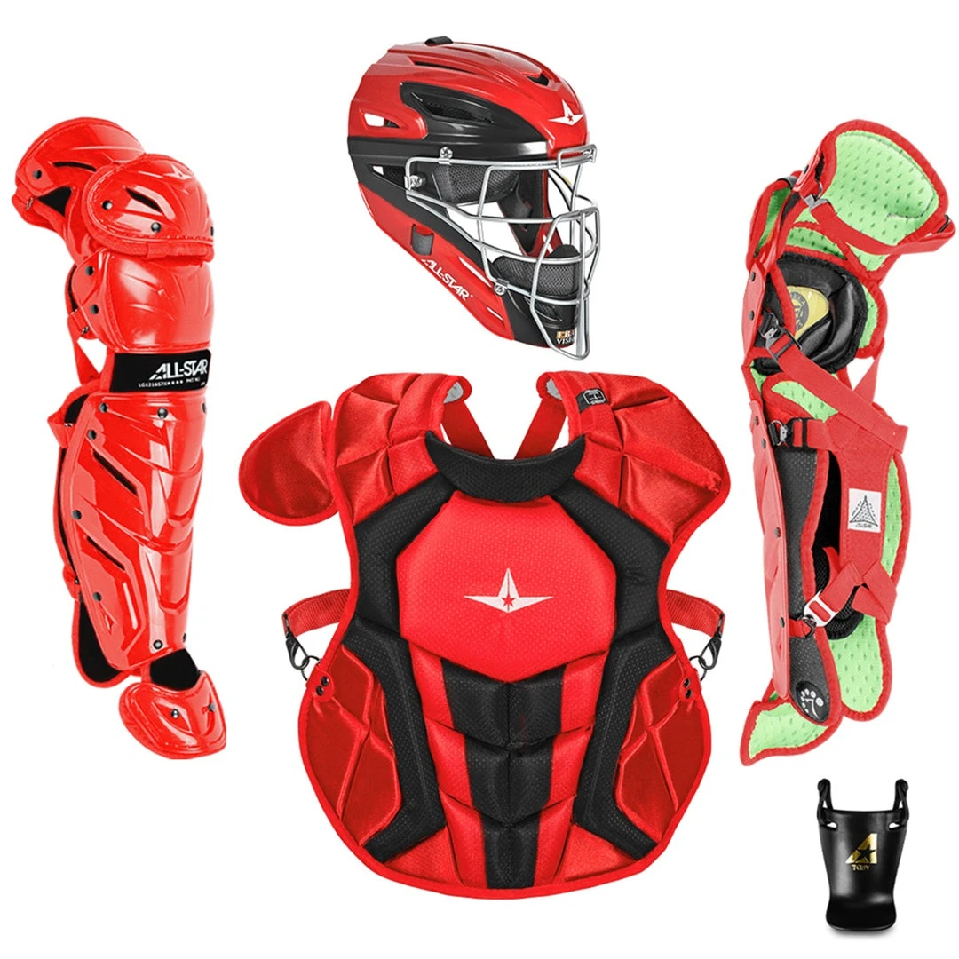 All-Star S7 AXIS Pro Catcher's Complete Set - Two-Tone - NOCSAE Certified - Youth (Ages 9-12) 3 All-Star S7 AXIS Pro Catcher's Complete Set - Two-Tone - NOCSAE Certified - Youth (Ages 9-12) - Image 3
