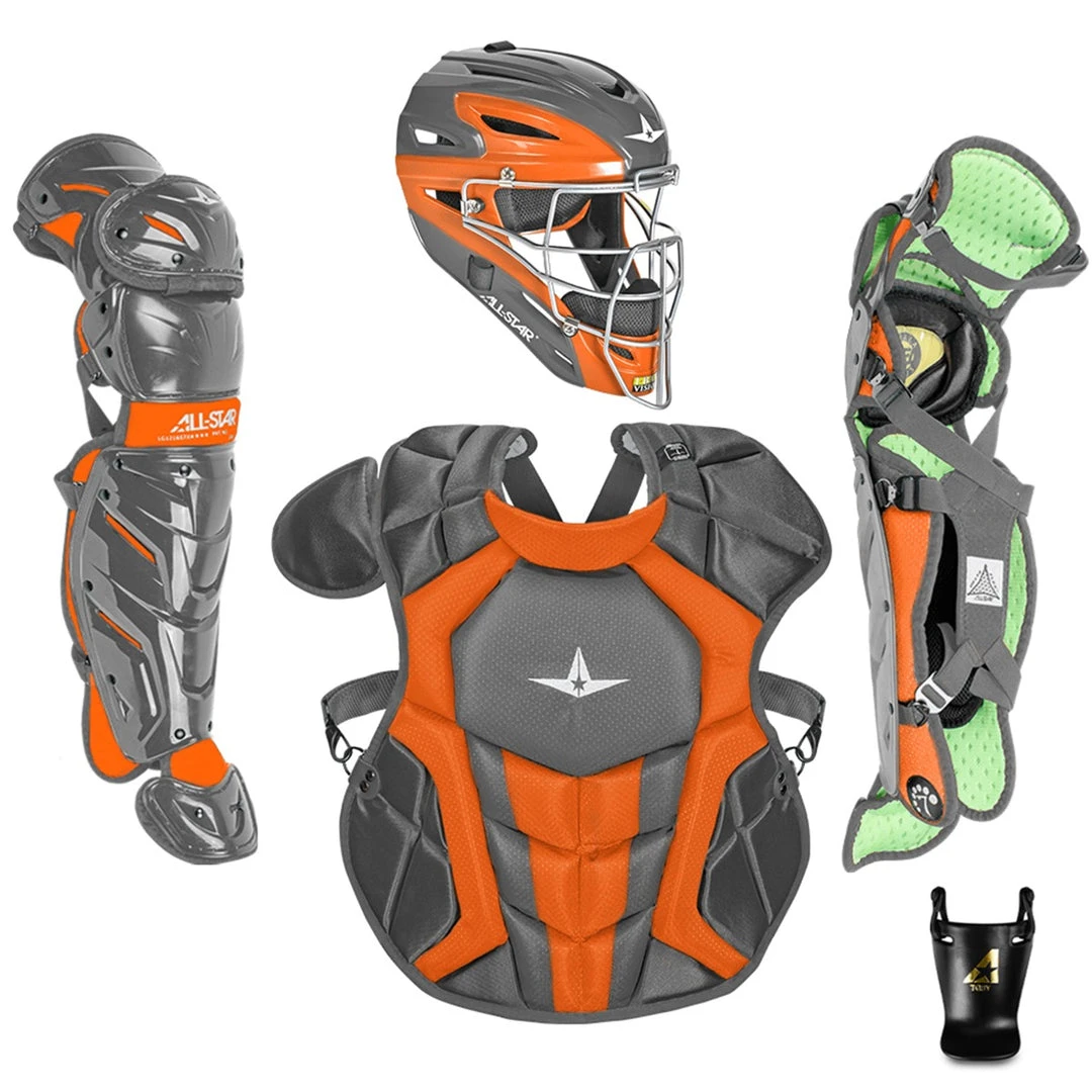 All-Star S7 AXIS Pro Catcher's Complete Set - Two-Tone - NOCSAE Certified - Youth (Ages 9-12) 4 All-Star S7 AXIS Pro Catcher's Complete Set - Two-Tone - NOCSAE Certified - Youth (Ages 9-12) - Image 4