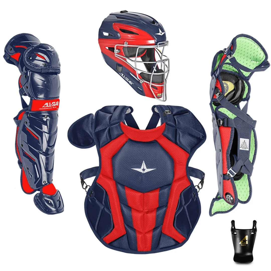 All-Star S7 AXIS Pro Catcher's Complete Set - Two-Tone - NOCSAE Certified - Youth (Ages 9-12) 5 All-Star S7 AXIS Pro Catcher's Complete Set - Two-Tone - NOCSAE Certified - Youth (Ages 9-12) - Image 5