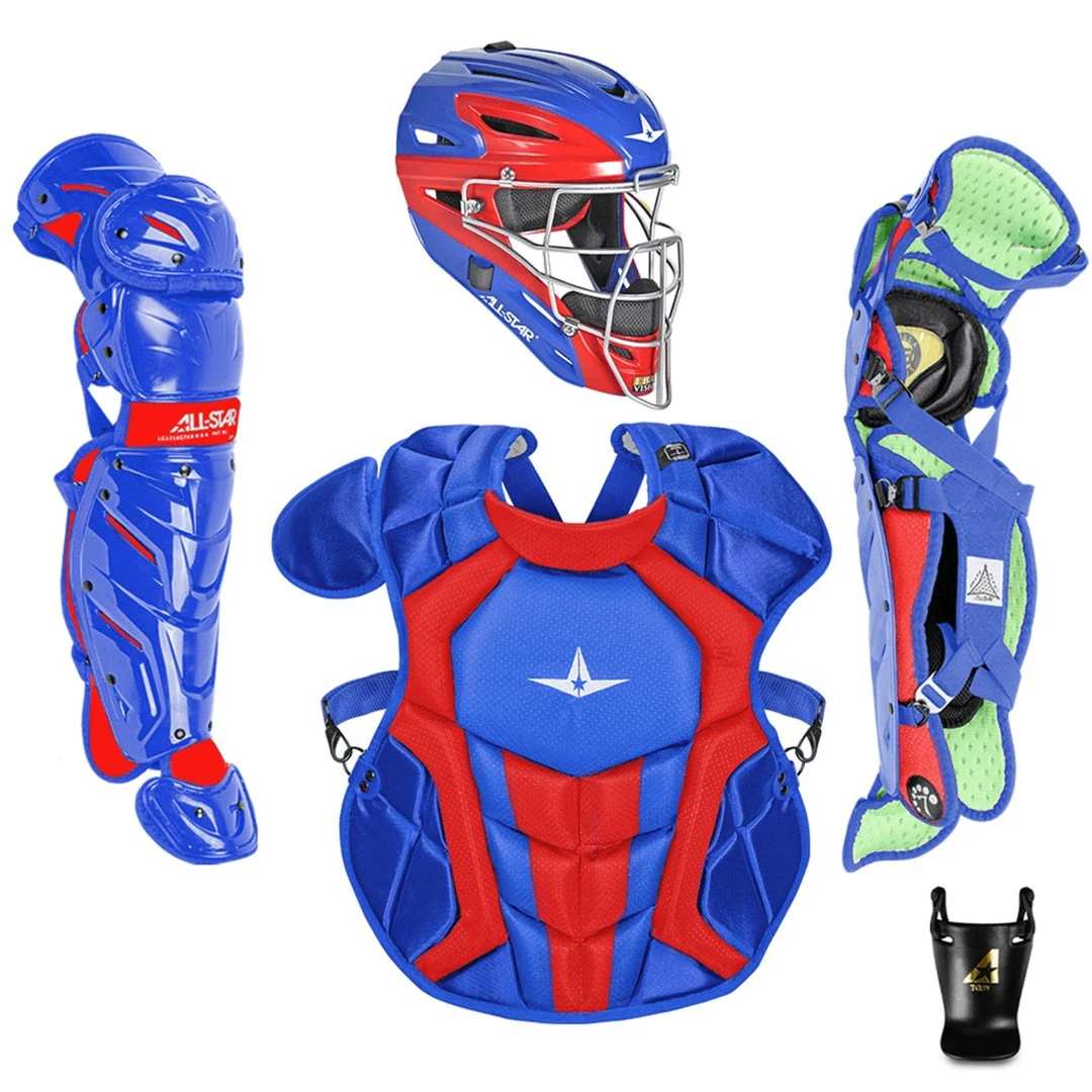 All-Star S7 AXIS Pro Catcher's Complete Set - Two-Tone - NOCSAE Certified - Youth (Ages 9-12) 2 All-Star S7 AXIS Pro Catcher's Complete Set - Two-Tone - NOCSAE Certified - Youth (Ages 9-12) - Image 2