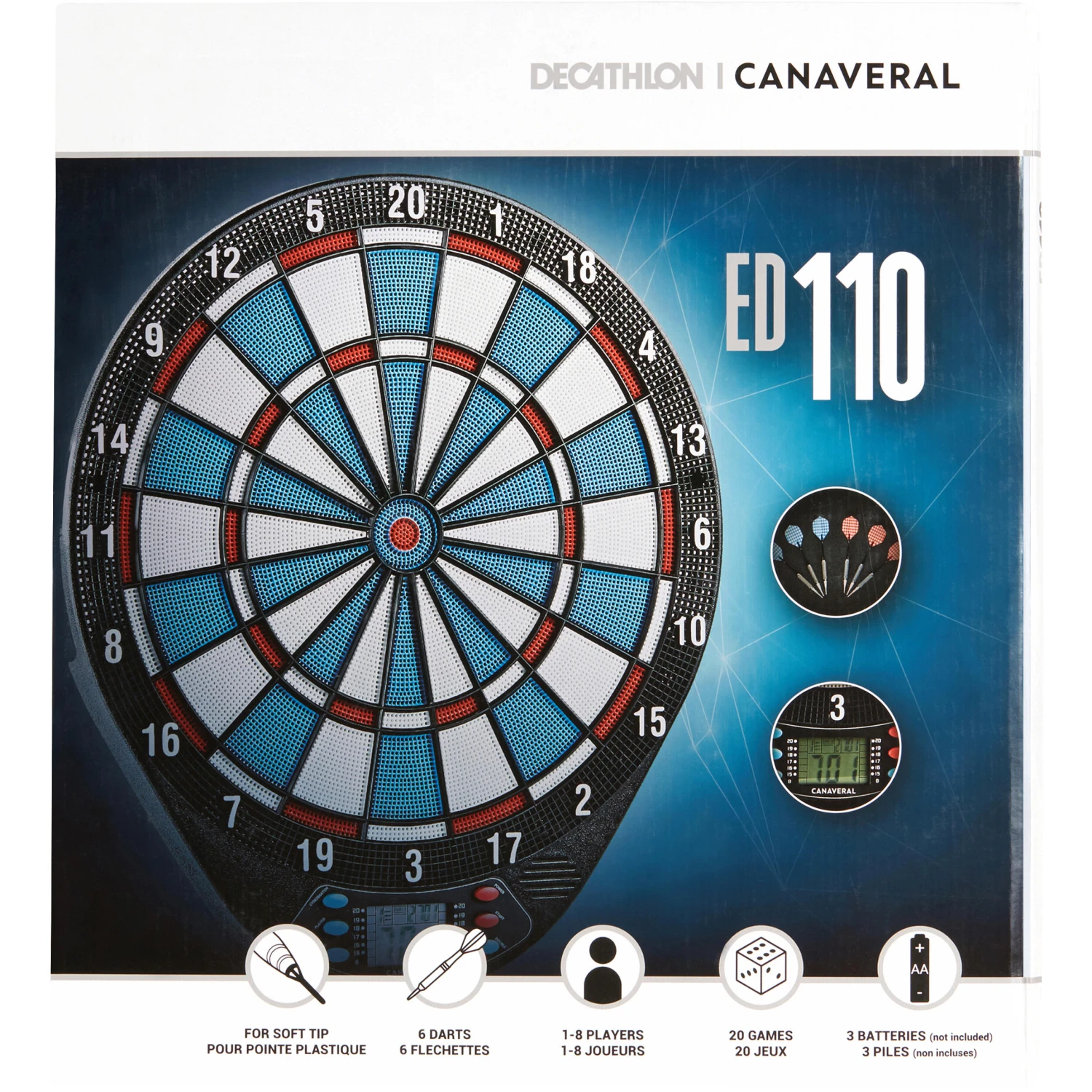 Electronic Dartboard - ED110 4 Electronic Dartboard - ED110 - Image 4