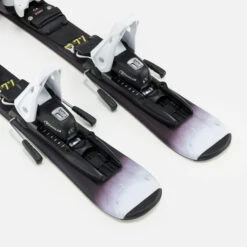 WEDZE Kids’ Downhill Skis With Bindings – Boost 100 Penguin -Dalbello shop kids downhill skis with bindings boost 100 penguin 3