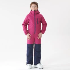 WEDZE Kids’ Ski Suit - 100 Pink/Navy Blue 9 WEDZE Kids’ Ski Suit - 100 Pink/Navy Blue -Dalbello shop kids ski suit 100 pink navy blue 2
